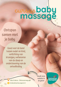 Babymassage stichting kindcentrum folder